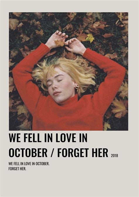 we fall in love in october